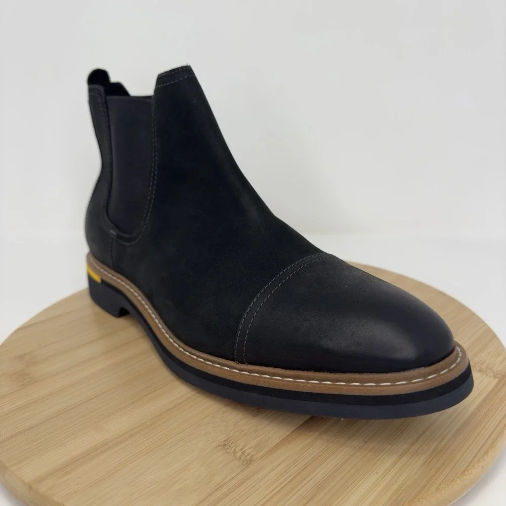 Cole‎ Haan York Chelsea WR Boots Men's 11.5 M Black Waterproof C34163 Leather